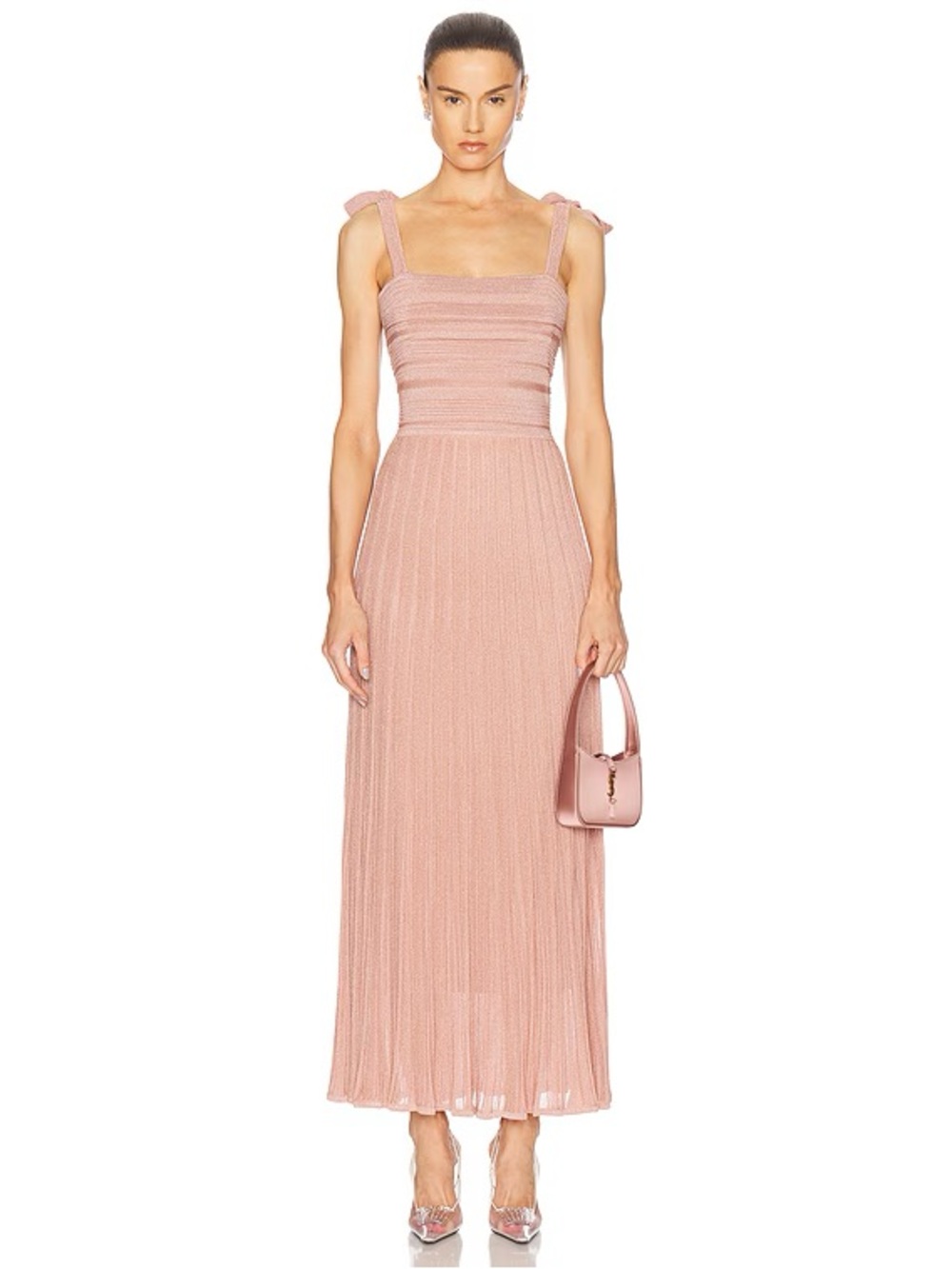 Zimmermann Lucky Metallic Pink Dress